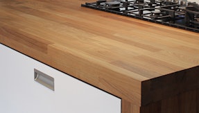 Houten keukenblad