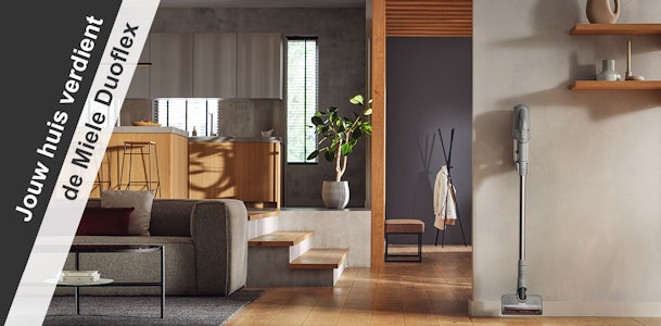 Huishouden met de Miele Duoflex steelstofzuiger