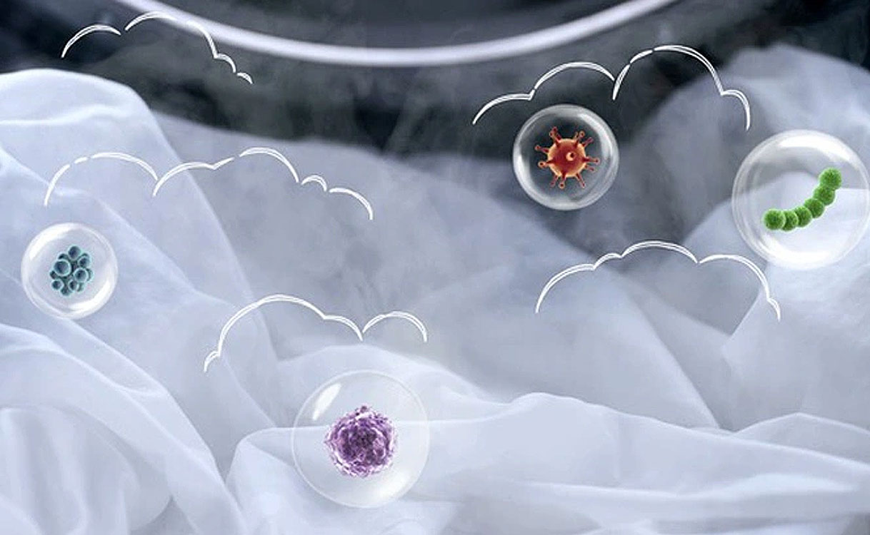 Hygiënische wasbeurten met stoom.