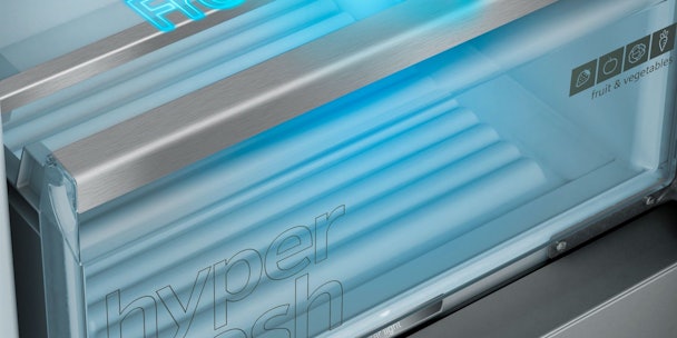hyperFresh Plus groentelade in Siemens koelkast