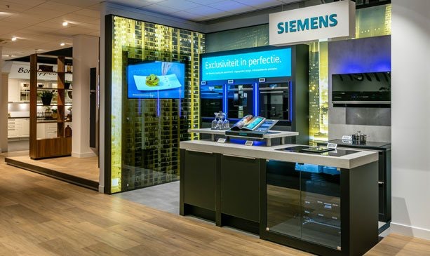 Hypermoderne keukenapparatuur van Siemens