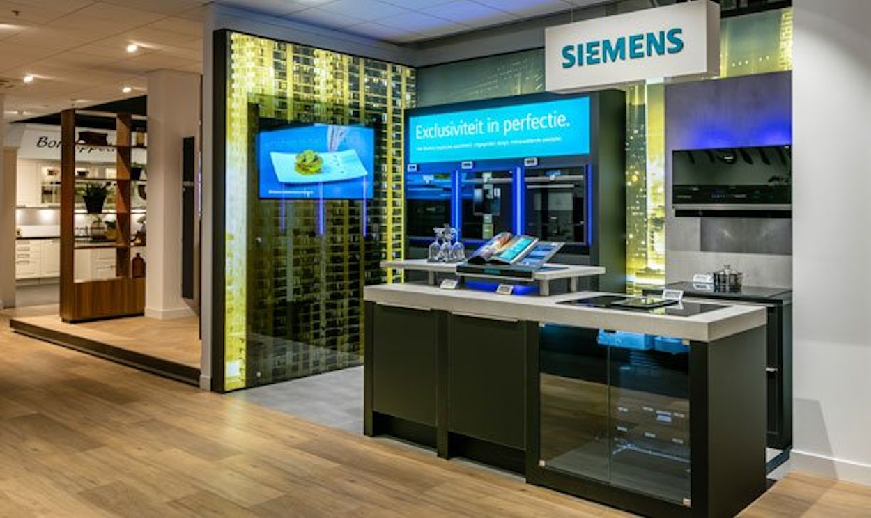 Hypermoderne keukenapparatuur van Siemens
