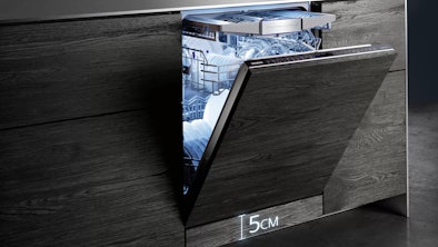 Inbouw vaatwasser met varioScharnier