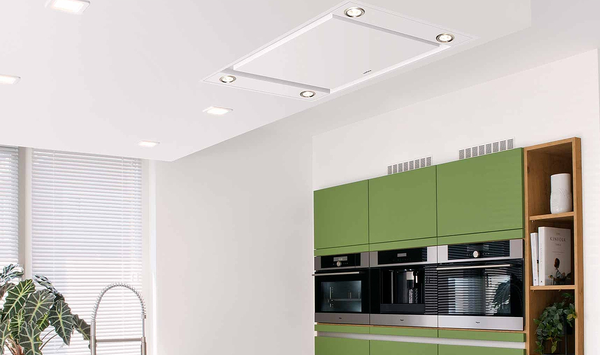 Inbouwunit plafond afzuigkap.