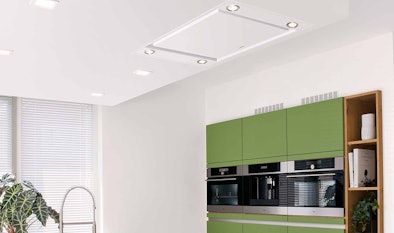 Inbouwunit plafond afzuigkap.
