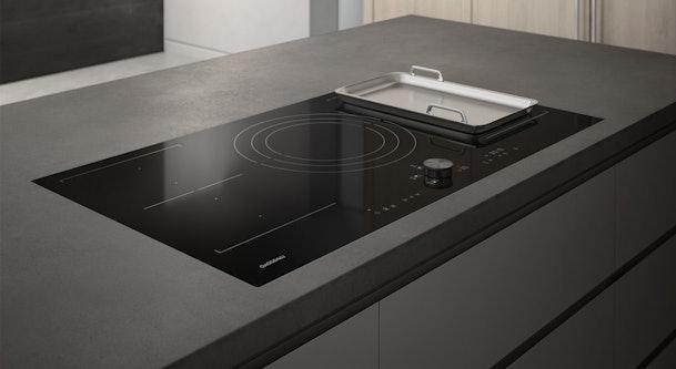 Gaggenau inductie kookplaat met 5 pits / kookzones.