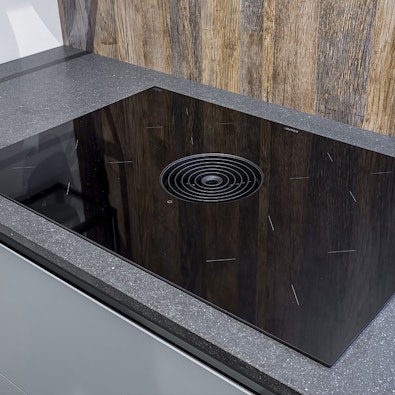 BORA inductiekookplaat met afzuiging