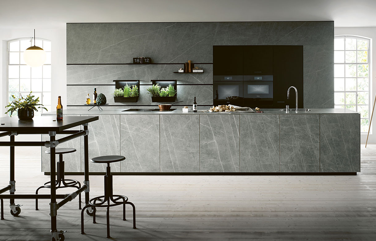 Industriële betonlook keuken