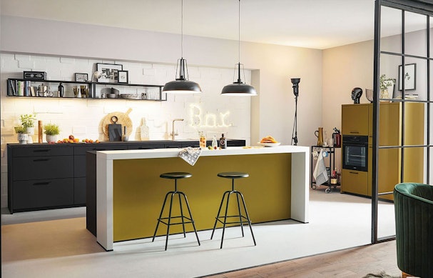 Industriële woonkeuken