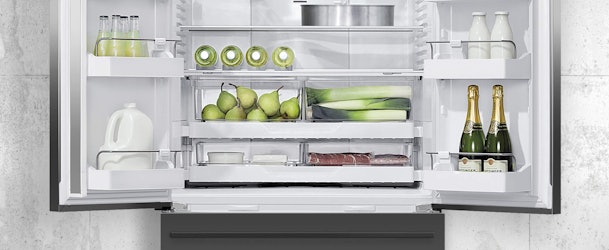 Inhoud koelruimte en vriesruimte bepalen