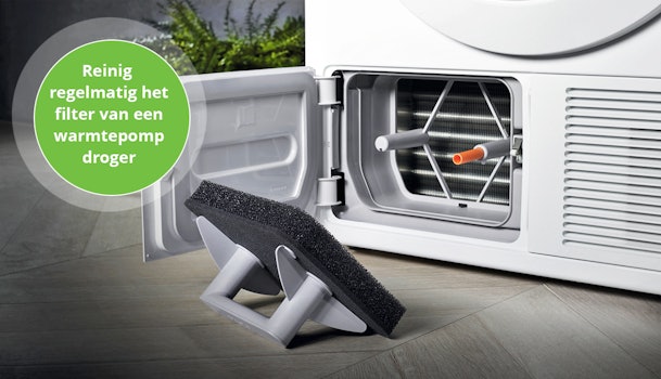 Installatie en onderhoud warmtepompdroger en condensdroger.