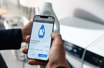 Siemens iDOS - intelligentDosing met wasmiddelscan