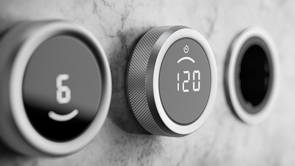 Intuïtieve bedieningsknop.