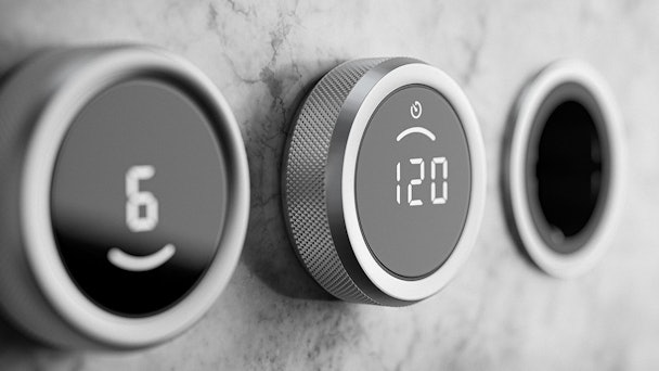 Intuïtieve bedieningsknop.