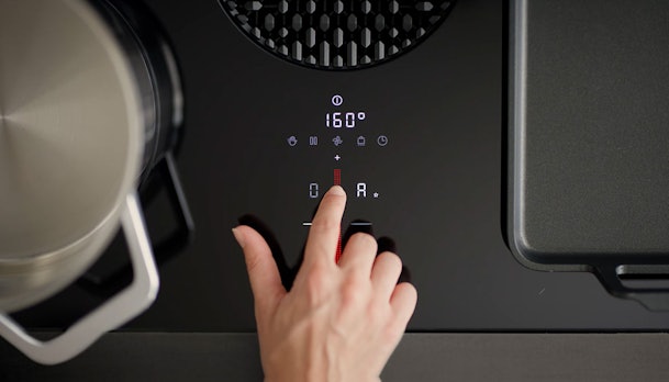 Intuïtiever kookplaat bediening.