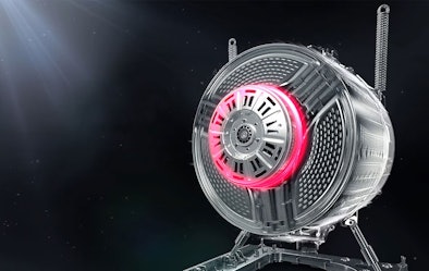 LG Inverter Direct Drive motor direct op de trommel gemonteerd zonder aandrijfriem voor stille werking