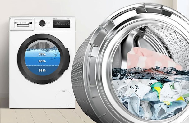 Bosch wasmachine met Active Water Plus sensortechnologie