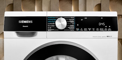 Siemens iQ500 was-droogcombinatie met bedieningspaneel voor 10 kg wassen en 6 kg drogen