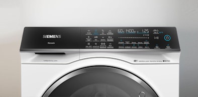 Siemens iQ700 droger bedieningspaneel met smartFinish, activeAirflow en selfCleaning Condensor technologie