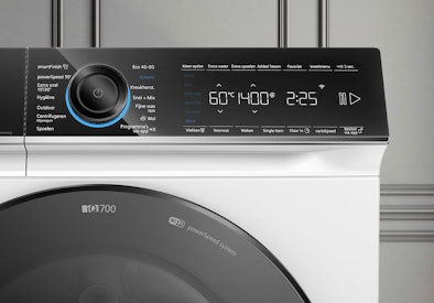 Siemens iQ700 wasmachine met smartFinish, i-Dos automatische dosering en Home Connect wifi-bediening