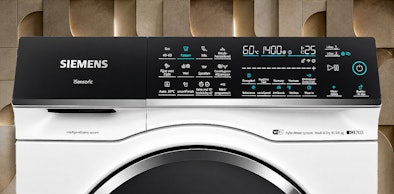 Siemens iQ700 was-droogcombinatie met bedieningspaneel voor 10,5 kg wassen en 6 kg drogen