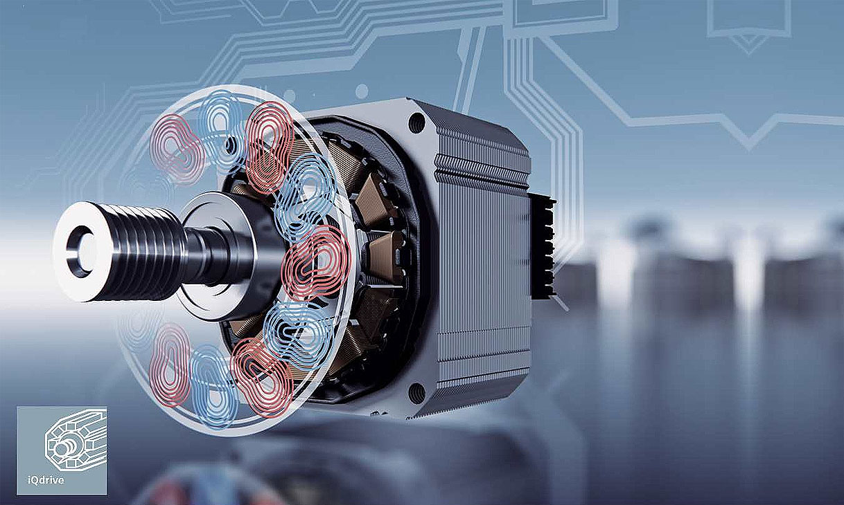 Siemens iQdrive borstelloze motor voor wasmachines met 10 jaar garantie