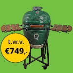 Maak elke dag kan op een GRATIS Kamado Big Bear Green BBQ