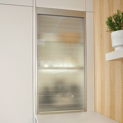 Kast met een rolluik