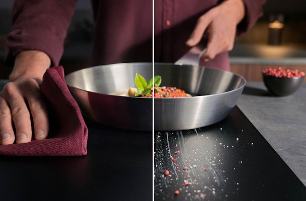 Kenmerken matte inductiekookplaat