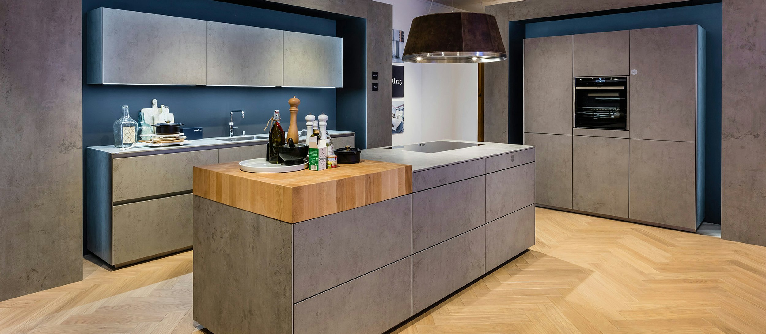 next125 keuken met keramische werkbladen en fronten