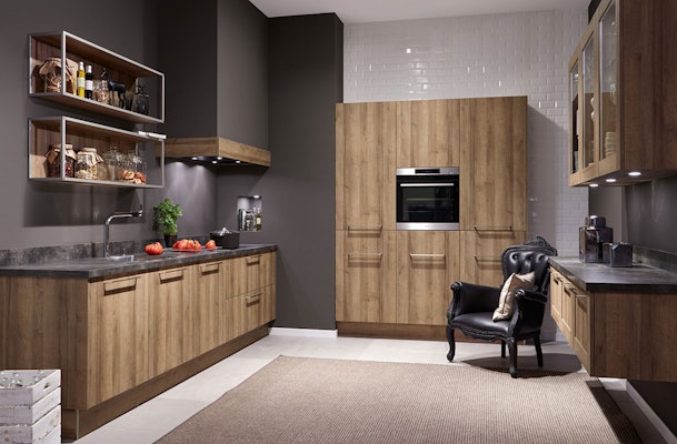 Keuken landelijk modern.