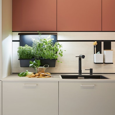 Keuken nis met paneel systeem