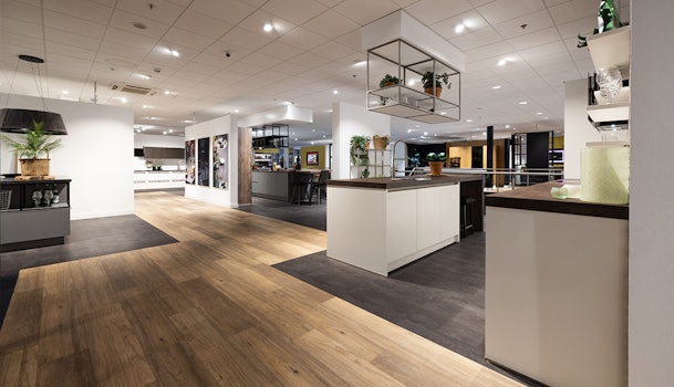 De keuken showroom van Bemmel & Kroon.
