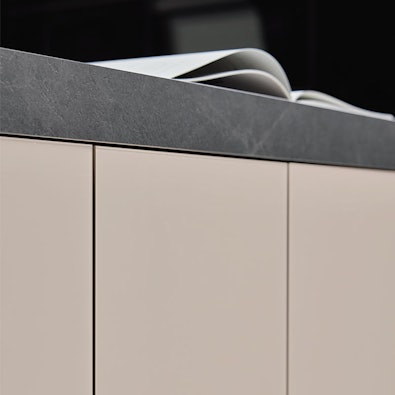 Matzachte keukenfronten in Organic Pearl matt