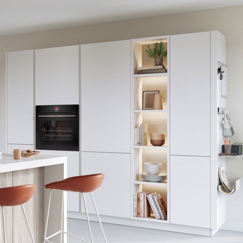 Keukenkast met open vakken