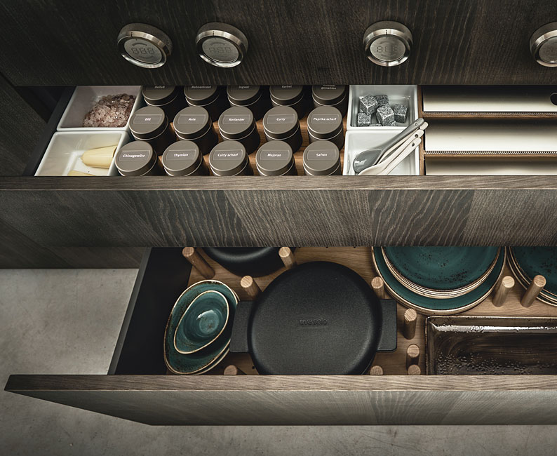 Keukenkasten en laden