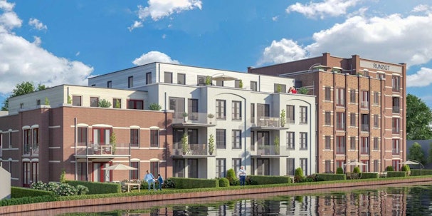 Keukens voor appartementencomplex Rijnzicht in Zoeterwoude.