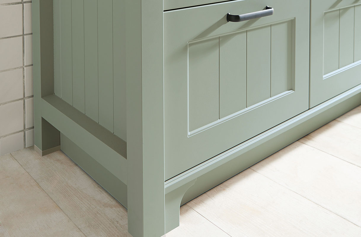 Klassieke details van een landelijke keuken.