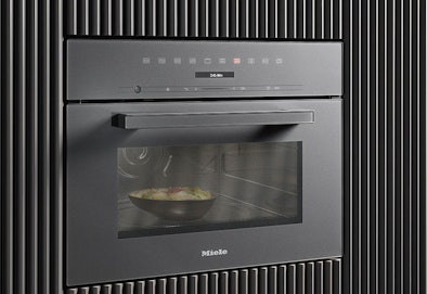 Miele inbouwmagnetron met koel front en veilige deurtemperatuur