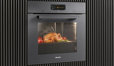 Miele oven koel front veiligheidssysteem meerlaags koeling bescherming tegen brandwonden gezinsveiligheid