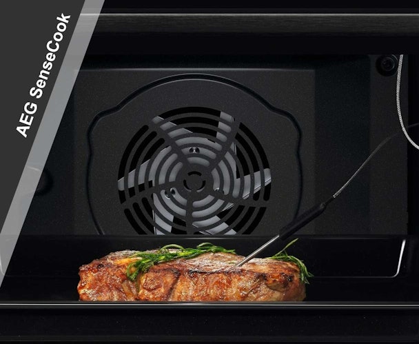Biefstuk in de oven met kernthermometer via AEG SenseCook technologie