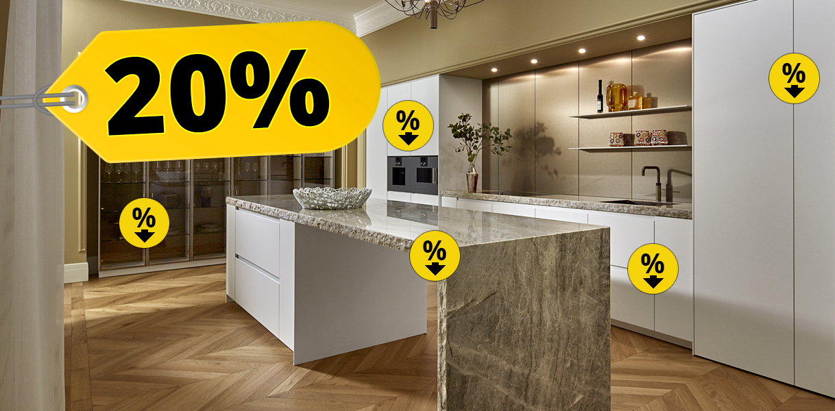 Kookeiland keukens in de aanbieding.