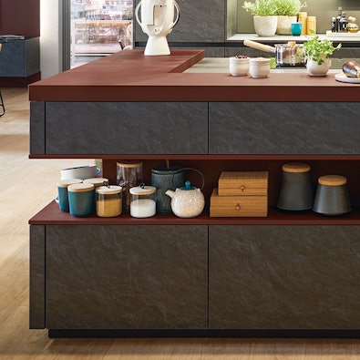 Kookeiland met ontbijtbar