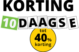 Korting 10-Daagse met tot 40% korting