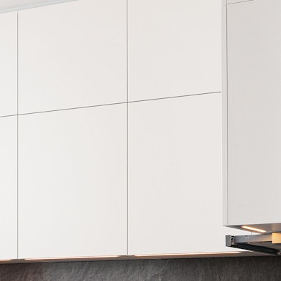 Kristalwitte hoge bovenkastje