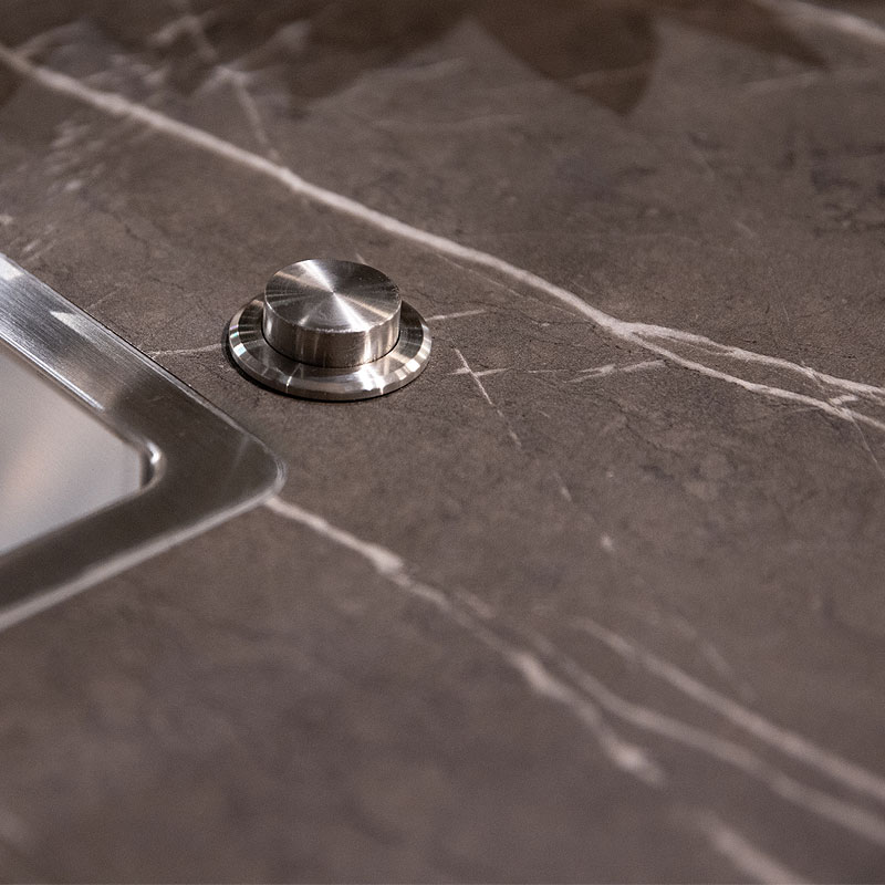 Kunststof werkblad in marmer look