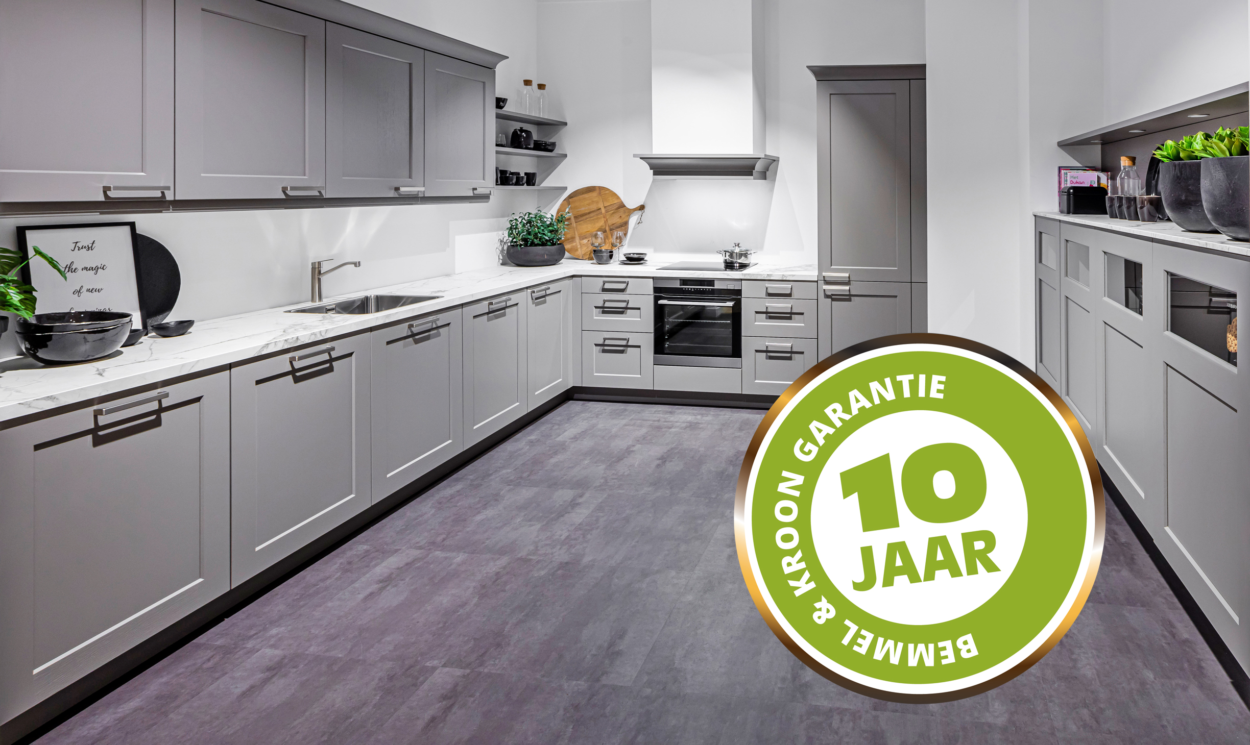 Kwaliteitskeukens met 10 jaar Bemmel & Kroon garantie