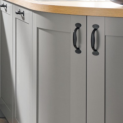 Landelijk front met ronde vormen