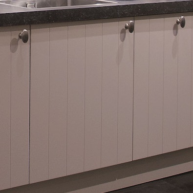 Landelijke fronten met knopgreepjes