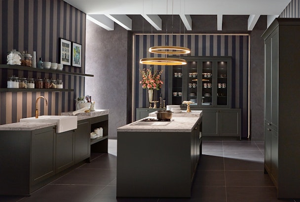 Stratus grijze landelijke keuken